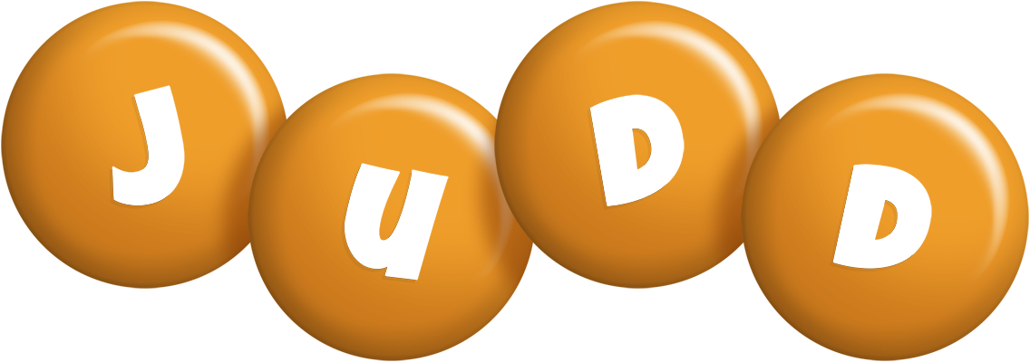Judd candy-orange logo