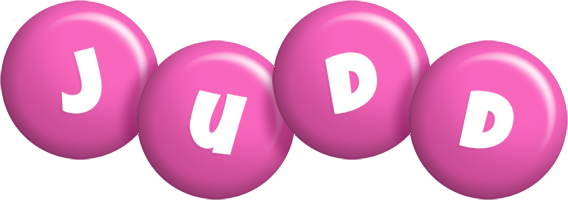 Judd candy-pink logo