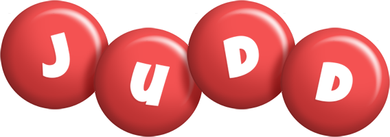 Judd candy-red logo