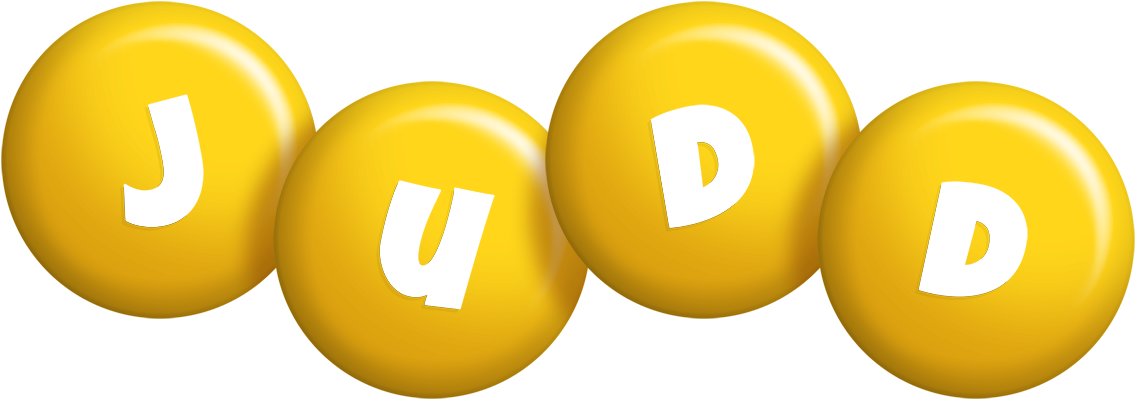 Judd candy-yellow logo
