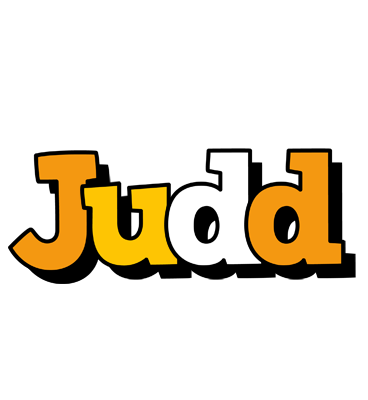 Judd cartoon logo