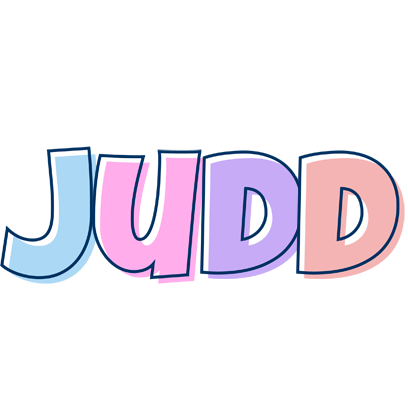 Judd pastel logo