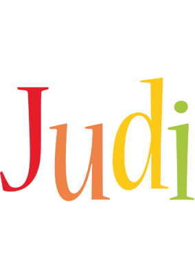 Judi birthday logo