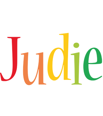 Judie birthday logo