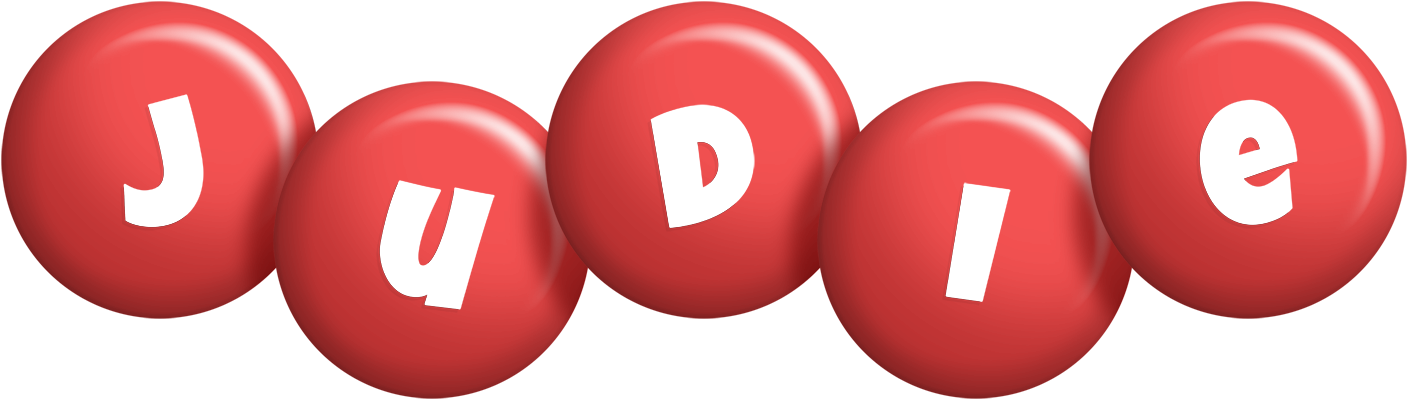 Judie candy-red logo