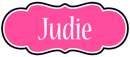 Judie invitation logo