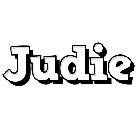 Judie snowing logo
