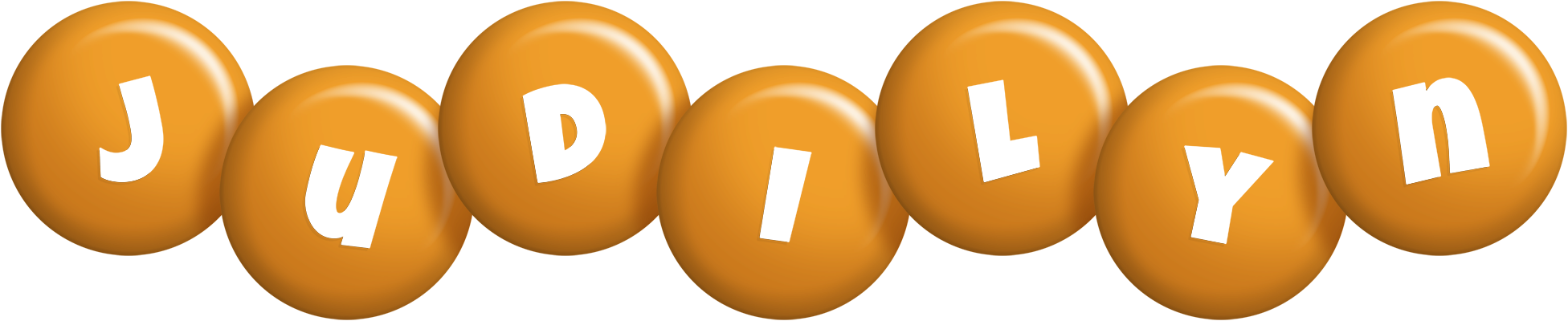 Judilyn candy-orange logo