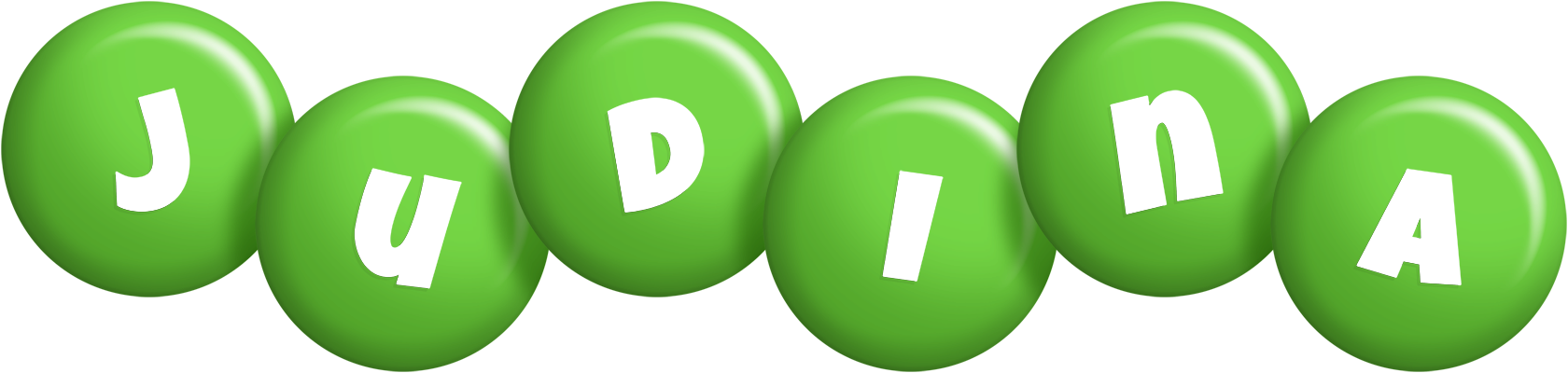 Judina candy-green logo