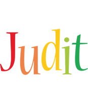 Judit birthday logo