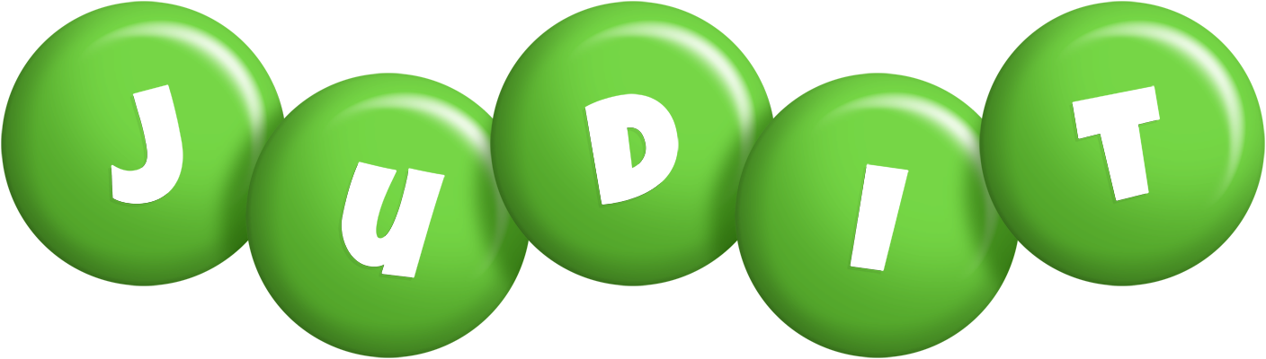 Judit candy-green logo