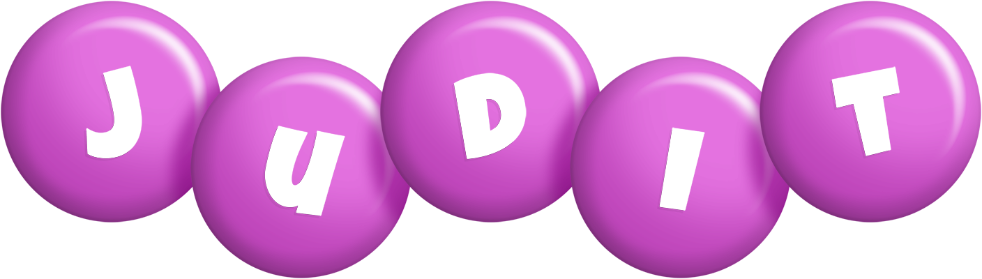 Judit candy-purple logo