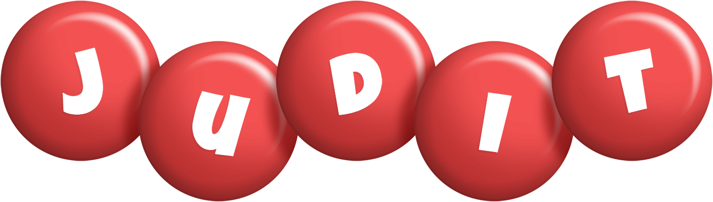 Judit candy-red logo