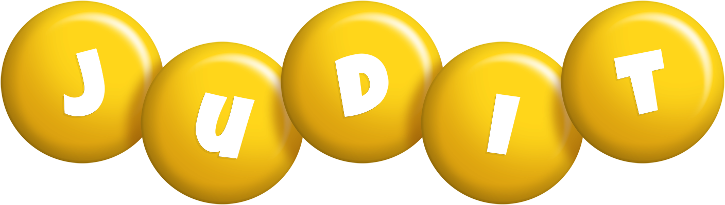 Judit candy-yellow logo