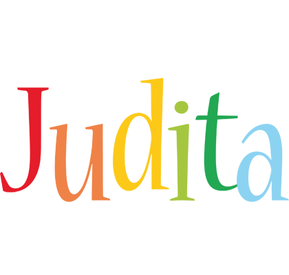 Judita birthday logo