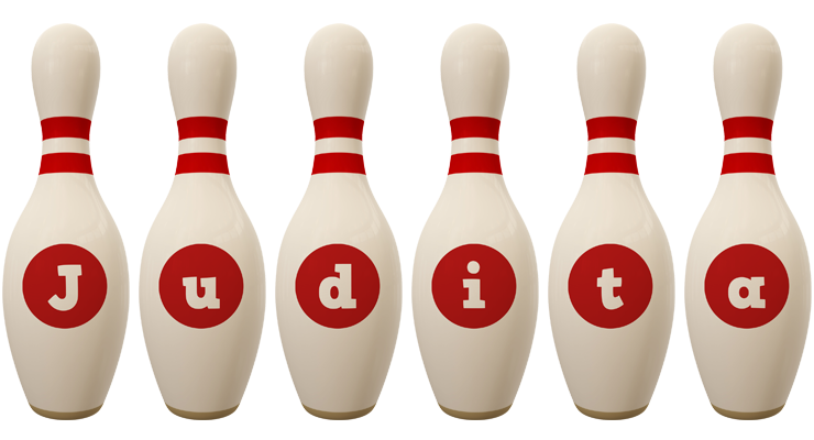 Judita bowling-pin logo