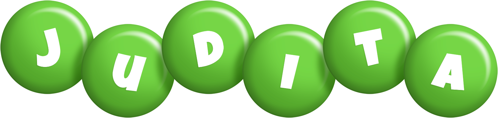 Judita candy-green logo