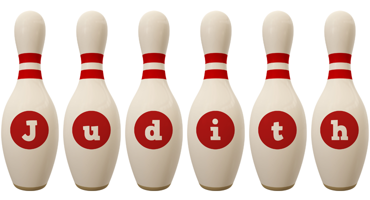 Judith bowling-pin logo