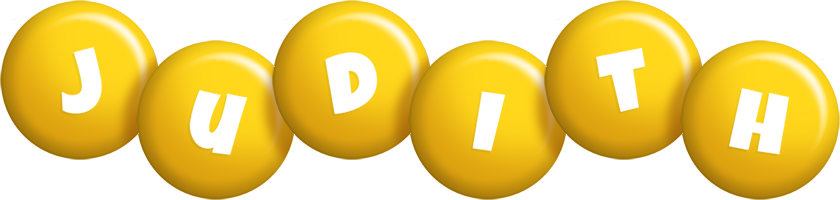 Judith candy-yellow logo