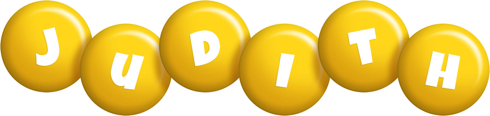Judith candy-yellow logo