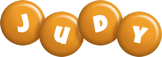 Judy candy-orange logo