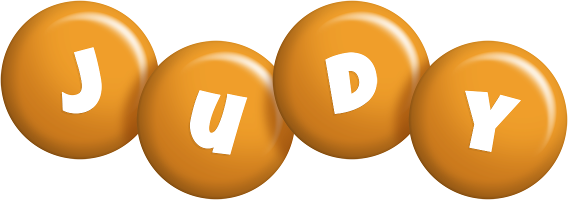 Judy candy-orange logo