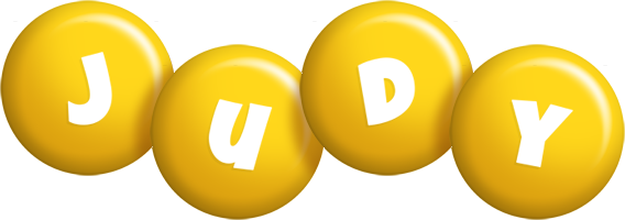 Judy candy-yellow logo