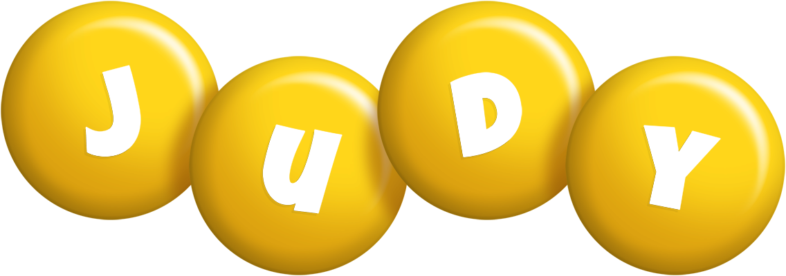 Judy candy-yellow logo