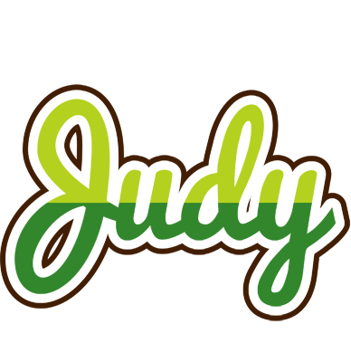 Judy golfing logo