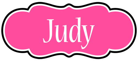 Judy invitation logo