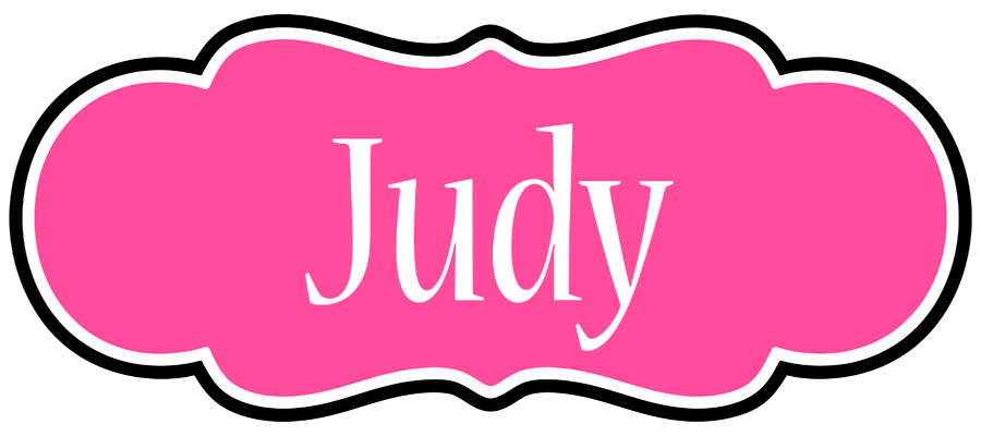 Judy invitation logo