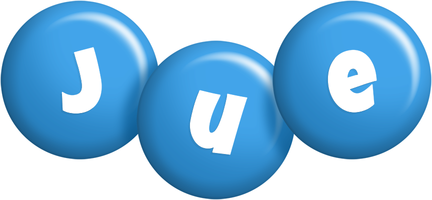 Jue candy-blue logo