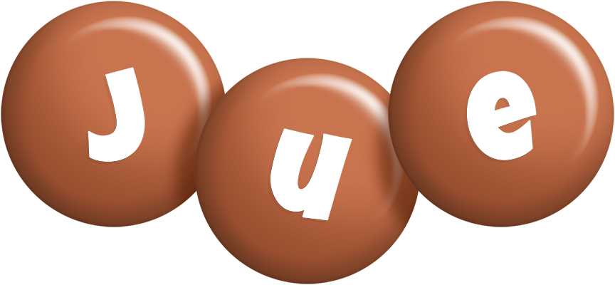 Jue candy-brown logo