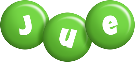 Jue candy-green logo