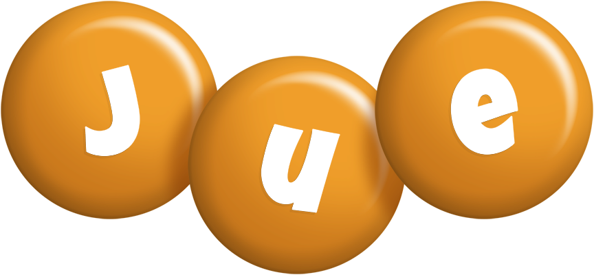 Jue candy-orange logo