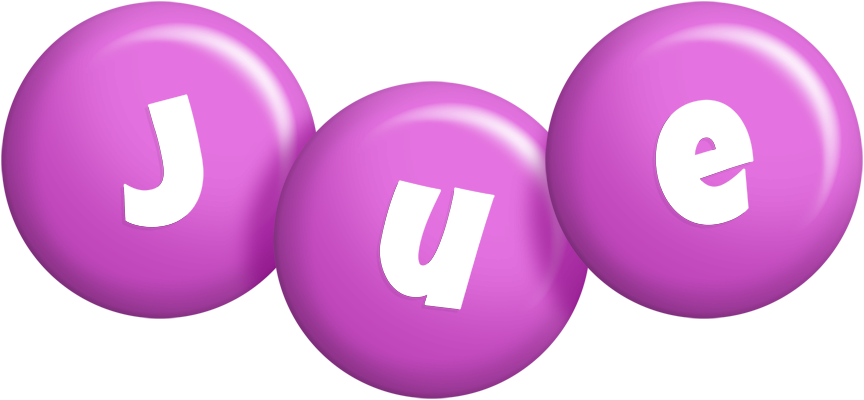 Jue candy-purple logo