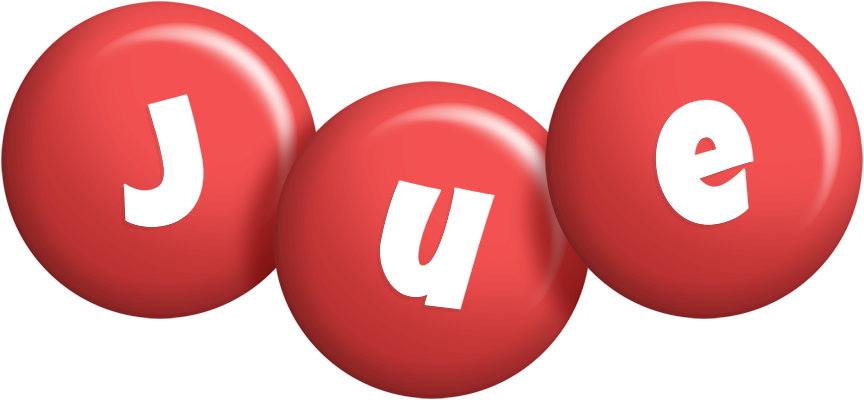 Jue candy-red logo