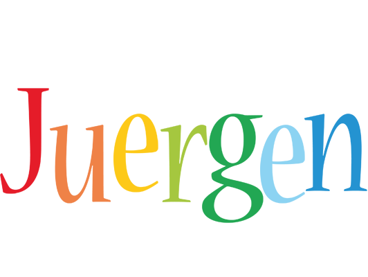Juergen birthday logo