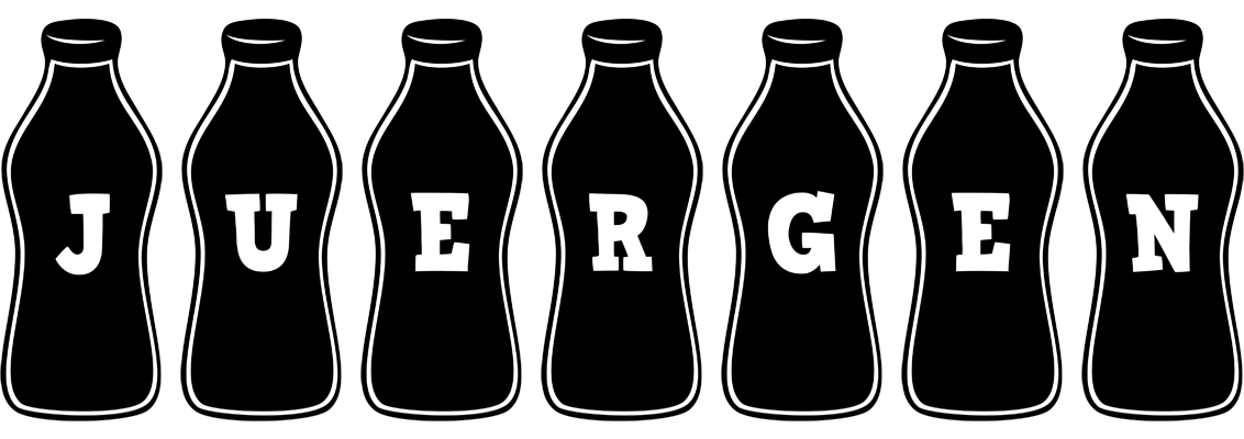 Juergen bottle logo