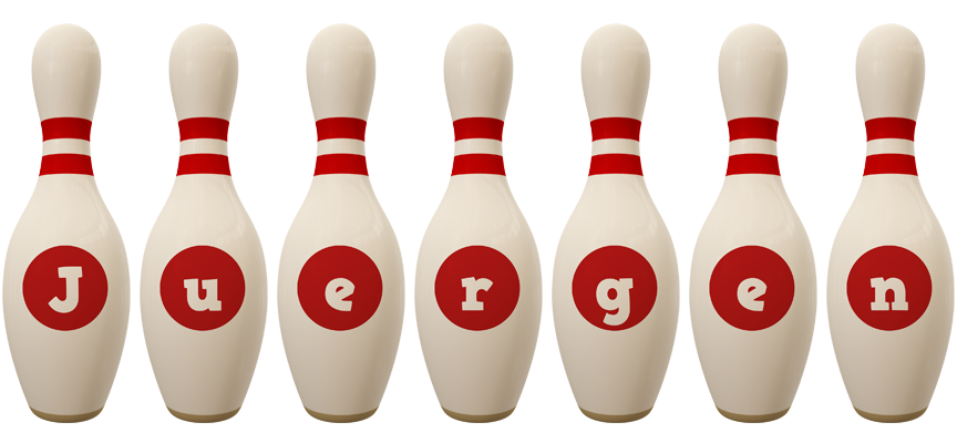 Juergen bowling-pin logo