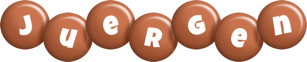 Juergen candy-brown logo