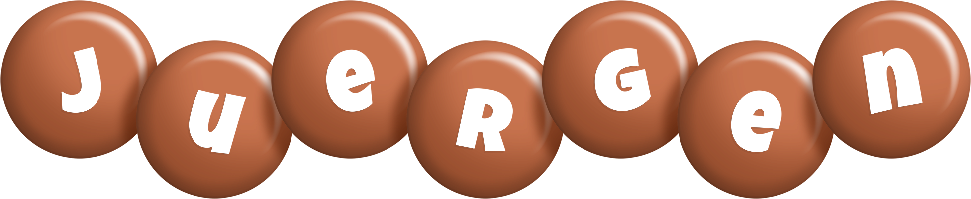 Juergen candy-brown logo