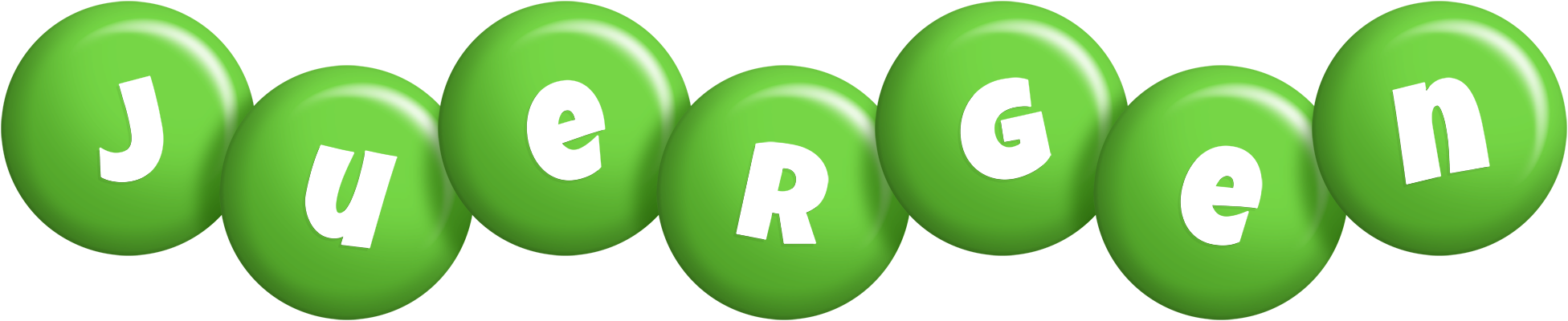 Juergen candy-green logo