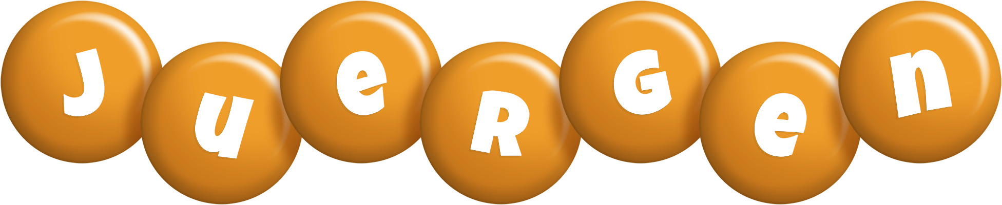 Juergen candy-orange logo