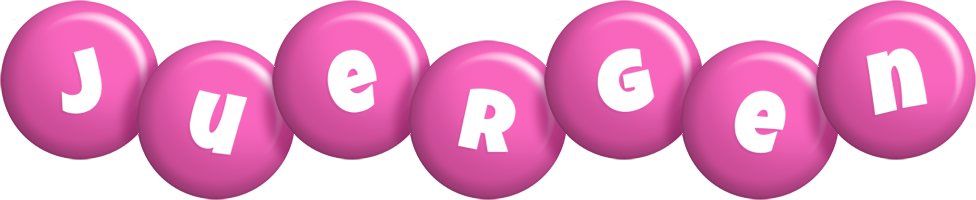 Juergen candy-pink logo