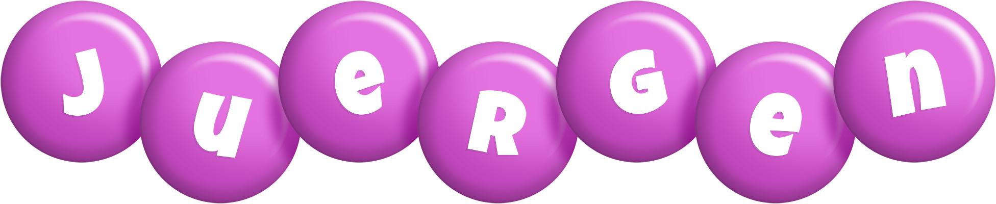 Juergen candy-purple logo