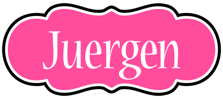 Juergen invitation logo