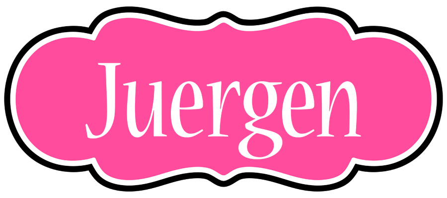 Juergen invitation logo