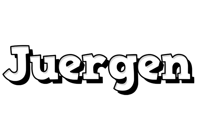 Juergen snowing logo