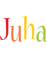 Juha birthday logo